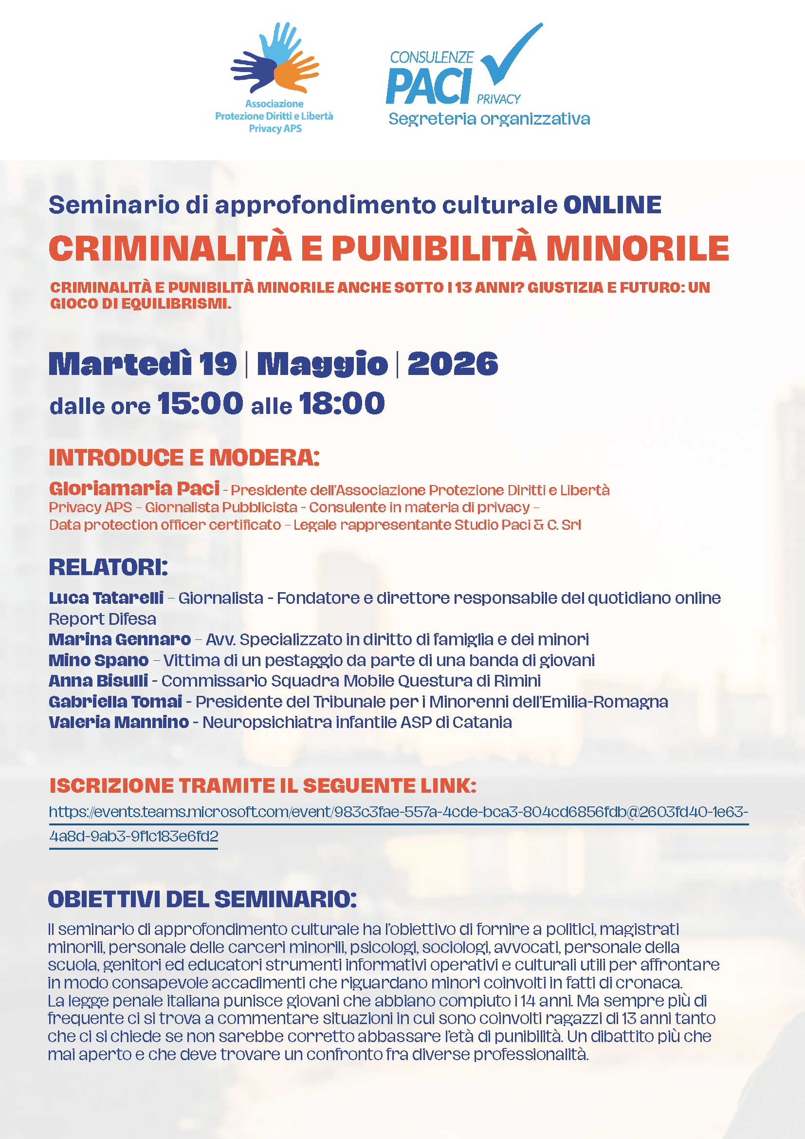 CRIMINALITÀ E PUNIBILITÀ MINORILE ANCHE SOTTO I 13 ANNI? GIUSTIZIA E FUTURO: UN GIOCO DI EQUILIBRISMI