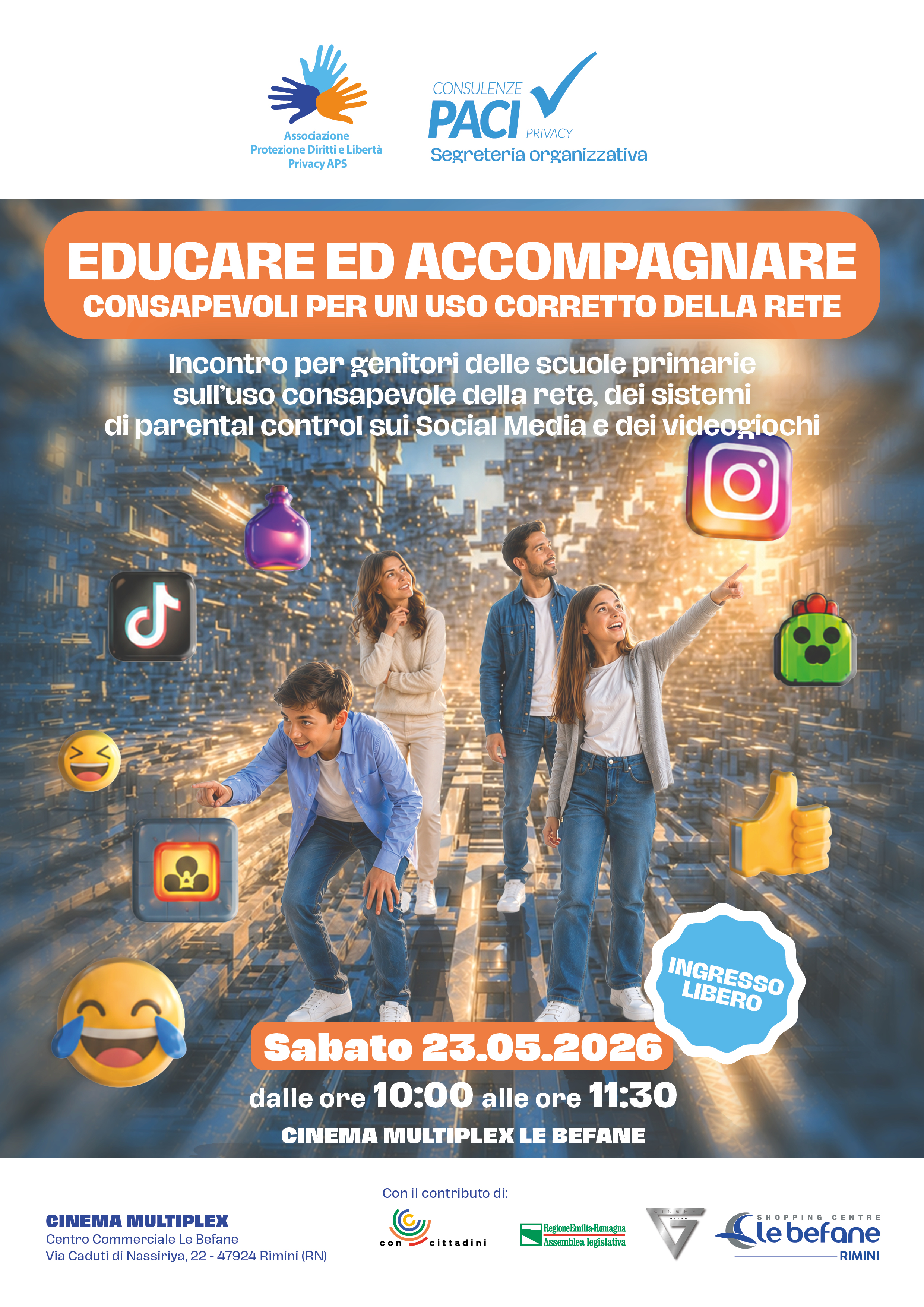 EDUCARE ED ACCOMPAGNARE - CONSAPEVOLI PER UN USO CORRETTO DELLA RETE