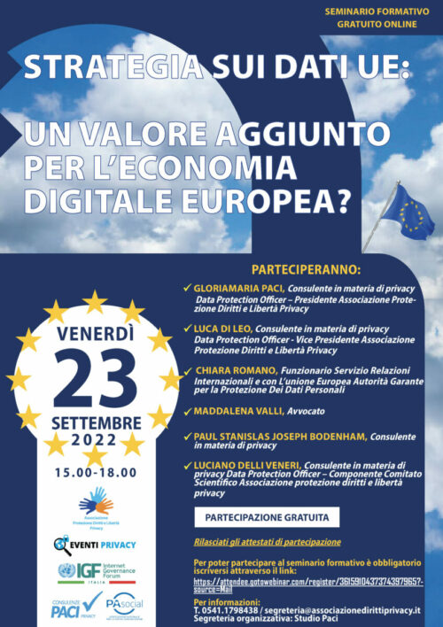 STRATEGIA SUI DATI UE: UN VALORE AGGIUNTO PER L’ECONOMIA DIGITALE EUROPEA?